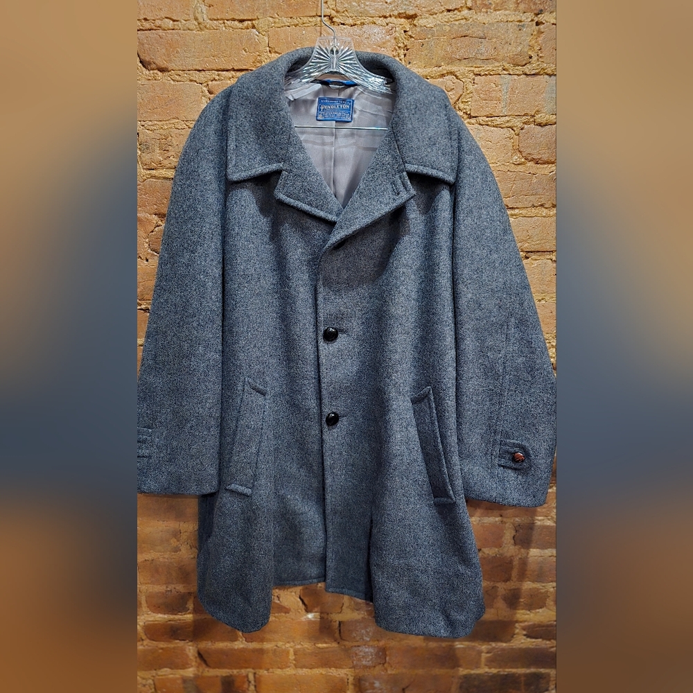 🚫🚫SOLD🚫🚫Pendelton Grey Wool Trech Coat